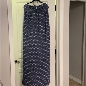 Long maxi halter sundress